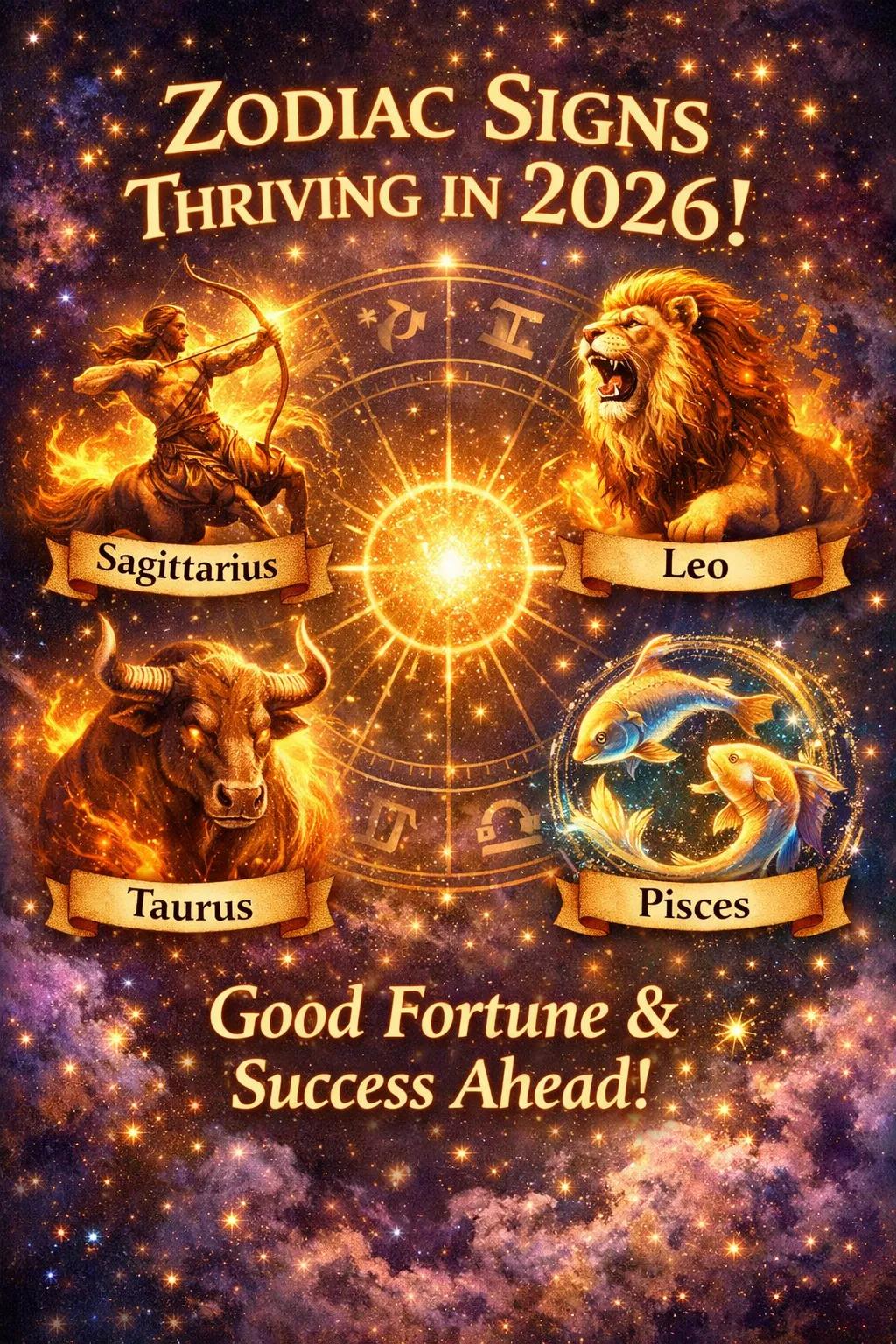 Zodiac Signs Most Likely to Thrive in 2026 According to Panmukhi Jyotish